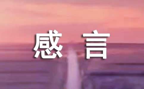 岁末感言优秀诗歌