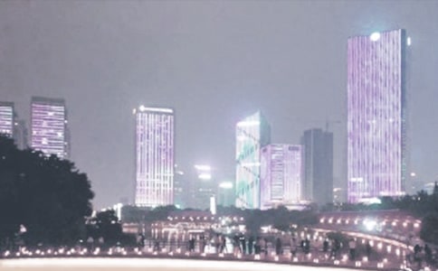 千灯湖作文