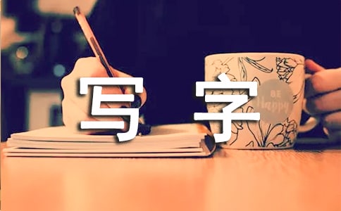 关于写字的作文范文